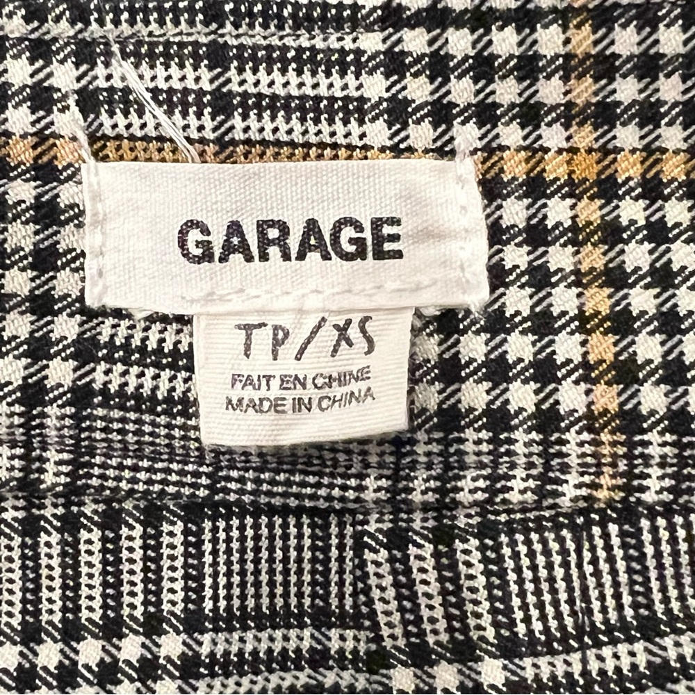 Garage “As If” Plaid Mini Skirt | Size XS - Picture 7 of 12